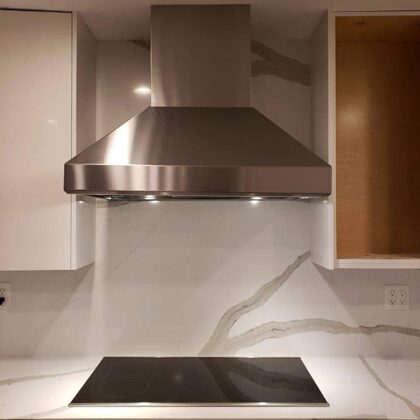 Rangehood on Granite in Los Angeles,Ca.