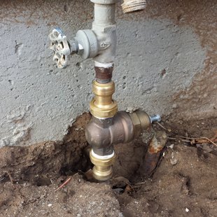 broken main shut off valve