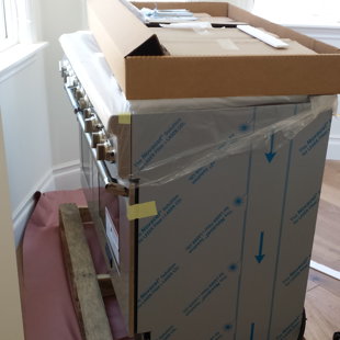 unpacking wolf stove