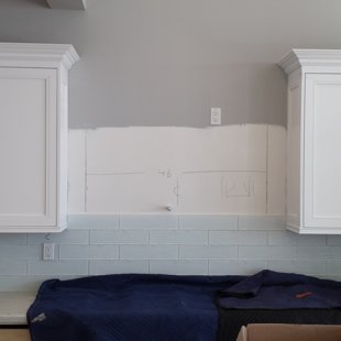 before wall hood installation