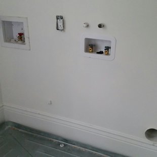 Custom Dual drain pan installation $590