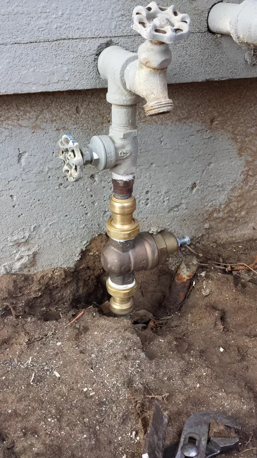 broken main shut off valve