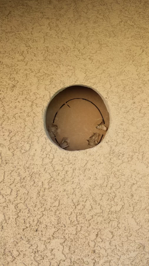 vent for microwave during