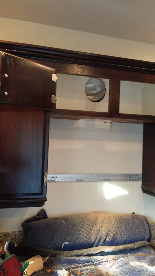 installing a vent for an over the range microwave
