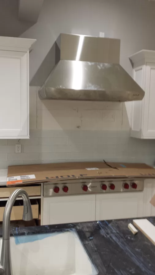 48inch wolf rangehood with 48inch wolf stove