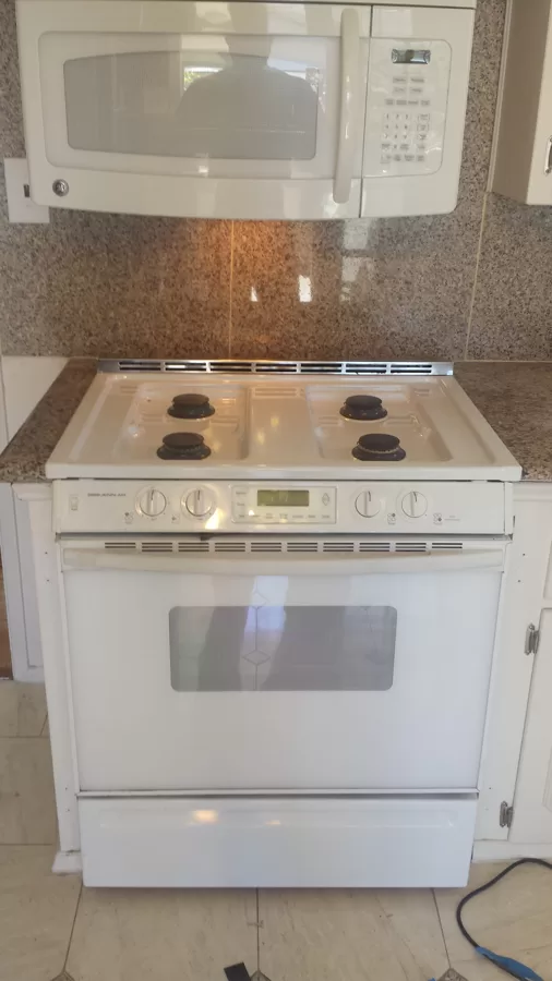 slide in stove