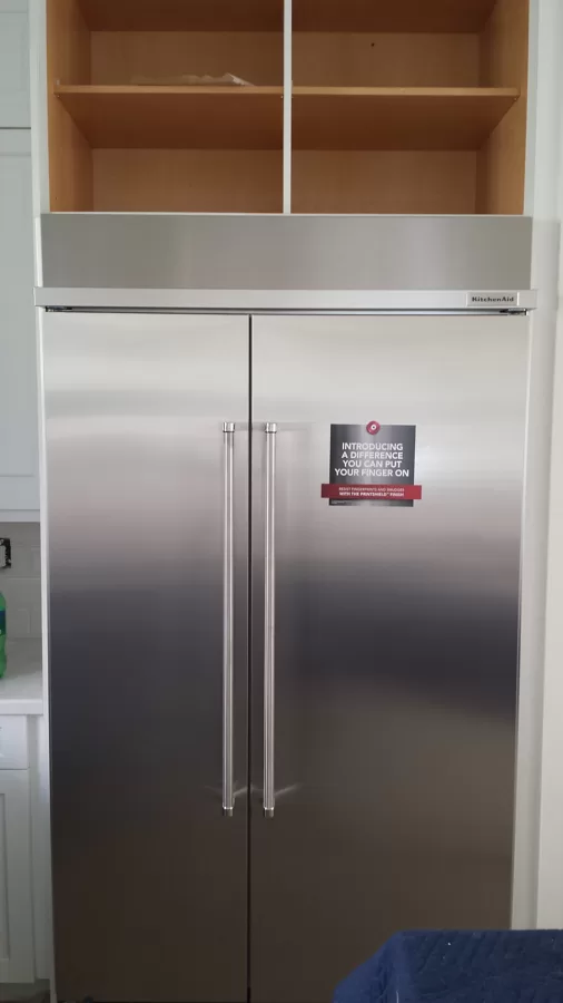 kitchenaid built in fridge