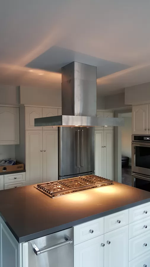 after Island Rangehood 