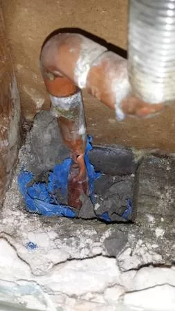 broken copper